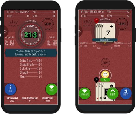 felt blackjack plus 3.